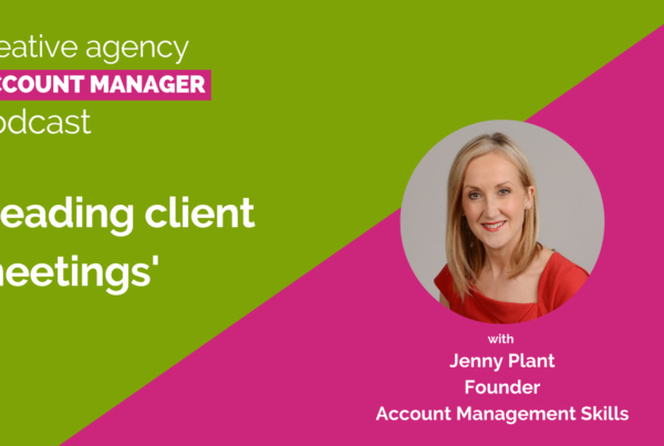 Creative agency leading client meetings Jenny Plant