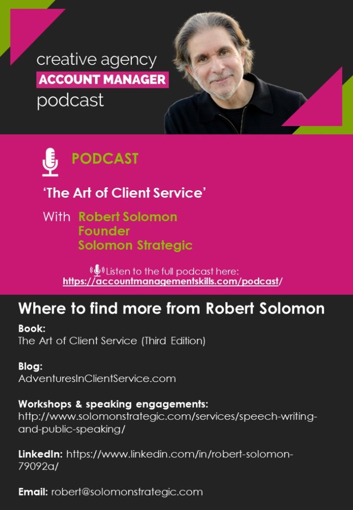 Robert Solomon The Art of Client Service